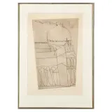 Ben Nicholson, Pisa (vertical) 1967, etching
