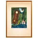 L'Horloge (the clock) by Marc Chagall, offered Dec 2025