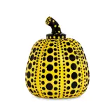 Untitled by Yayoi Kusama, Pumpkin (Black and Yellow), offered Dec 2025