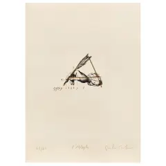 L'Aleph by Giulio Paolini, screenprint, offered Dec 2025
