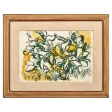 Renato Guttuso, Fichi d’india, lithograph