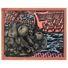 Ercole Pignatelli, Landscape Fabruary 1966, acrylic on canvas