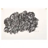 Ennio Morlotti, Cactus 1968, pencil on cardboard