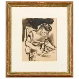 Renato Guttuso, Seated boy 1950s