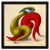 Lolita Timofeeva, Whitekama n.32 1999, oil on canvas