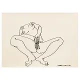 Ma Desheng, Untitled, Untitled marker on paper