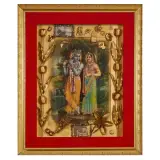 Baba Anand, Shiva e Shakti 2002, mixed media and collage on board