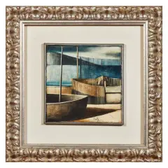Mare e teli 2005 by Marcello Scuffi, oil on canvas, offered Dec 2025