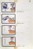 Bruno Bozzetto, Story board, mixed media on paper
