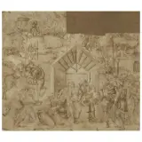 Gerolamo Genga, Adoration Of Shepherds