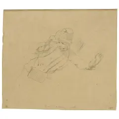 Study Of A Soldier by Emilio Lapi, pair of drawings, offered Nov 2025