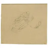 Emilio Lapi, Study Of A Soldier, pair of drawings