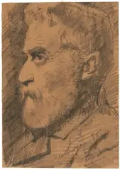 Portrait Of The Poet Renato Fucini by Silvestro Lega, offered Nov 2025