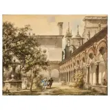 Giovanni Migliara, Certosa Of Pavia, pen