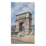 Giovanni Monti, Rovine Di Roma, acquerelli