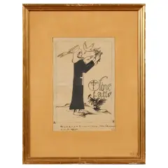 Sion - First Act by Lorenzo Viani, pen and brown ink, offered Nov 2025