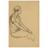 Boris Kustodiev, Figure Of A Woman