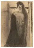 Giovanni Costetti, Female Nude, etching