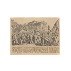 The Triumphal Entry Of Caesar by Luigi Ademollo, black chalk, offered Nov 2025