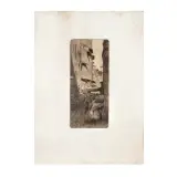 Telemaco Signorini, Via Degli Speziali, etching
