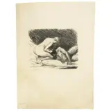 Max Liebermann, Samson And Dalida, etching