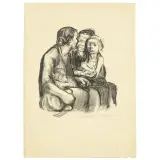 Käthe Kollwitz, Family Portrait, lithography