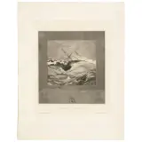 Max Klinger, a) SEA STORM, etching