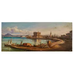 Giuseppe Carelli, Immacolatella, oil on panel