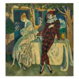 Alfredo Müller, At The Tavern, oil on canvas