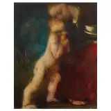 Felice Carena, Mother And Son, oil on canvas