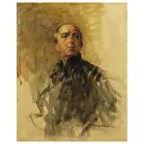 Plinio Nomellini, Self-Portrait, oil on canvas