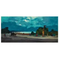 Ardenza. Livorno by Renato Natali, oil on masonite, offered Nov 2025