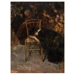 Praying Woman by Vincenzo Irolli, oil on canvas, offered Nov 2025