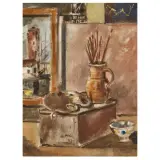 Untitled by Filippo de Pisis, Interno di studio [Homage to Chardin], offered Nov 2025