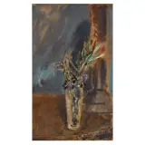Filippo de Pisis, Flower vase 1935, oil on canvas