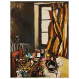 Finestra e tavolo da lavoro 1961 by Renato Guttuso, offered Nov 2025