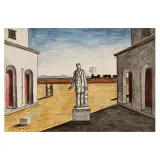 Piazza d'Italia 1972 by Giorgio de Chirico, offered Nov 2025