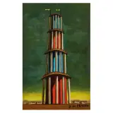 Giorgio de Chirico, La grande torre first half of 1970s