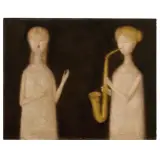 Le Musicanti 1967 ca by Antonio Bueno, offered Nov 2025
