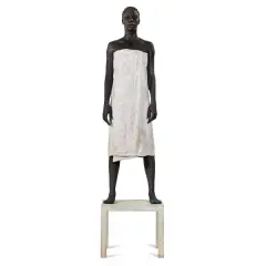 Giuseppe Bergomi, Rachele con drappo IKEA 2005, bronze