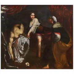 Judith And Holofernes by Francesco Furini, oil on canvas, offered Oct 2025