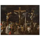 Aert Mijtens, The Crucifixion, oil on canvas