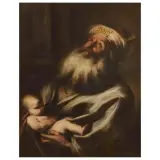 Francesco Solimena, Saint Simeon, oil on canvas