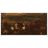 Salvator Rosa, The Battle Of The Milvian Bridge, oil on canvas