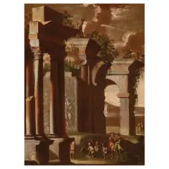 Alberto Carlieri, Architecture With Bacchic Procession And Musicians