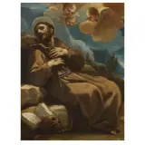 Luca Giordano, The Ecstasy Of Saint Francis, oil on copper