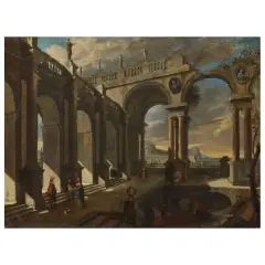Idealized View by Gennaro Greco, oil on canvas, offered Oct 2025