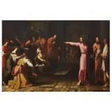 Ascanio Luciano, The Resurrection Of Saint Lazarus, oil on canvas