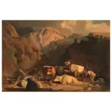 Serafino De Tivoli, Marble Cave, oil on cardboard
