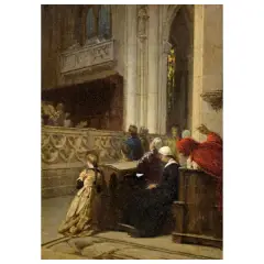 The Intrusion by Gioacchino Toma, oil on metal, offered Oct 2025